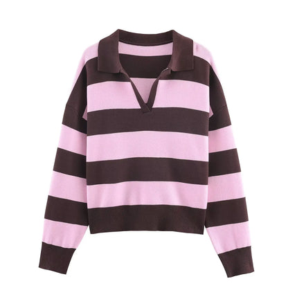 Oaklyn Collared Knit Sweater