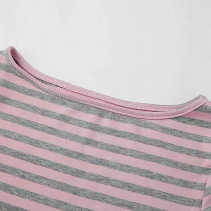 Nora Striped Long Sleeve Shirt