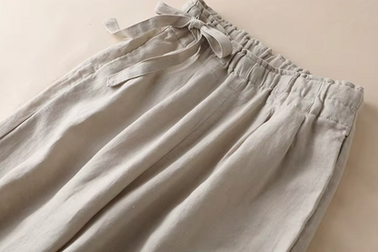 Valerie Cotton Linen Trousers