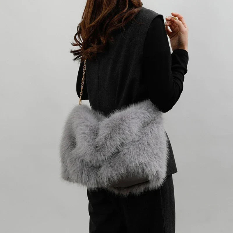 Velora Fur Tote