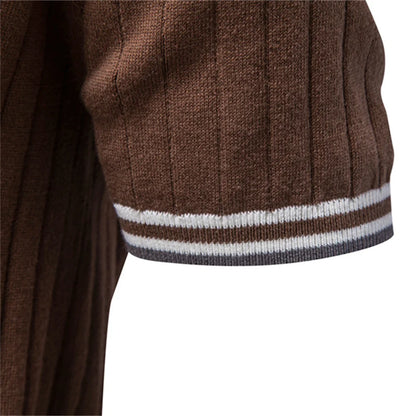 Harrington Knit Polo Shirt