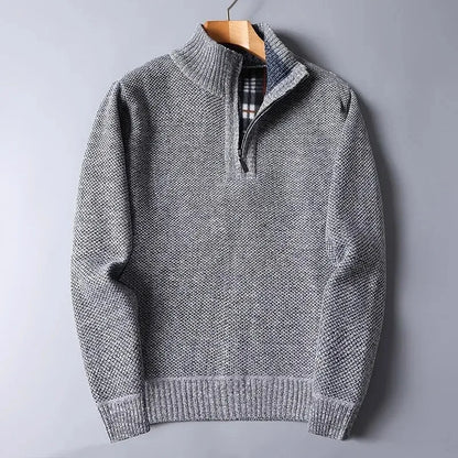 Alden Half-Zip Knit Sweater