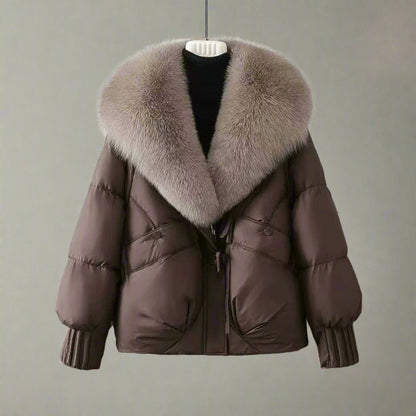 Eloise Quilted Fur Jacket