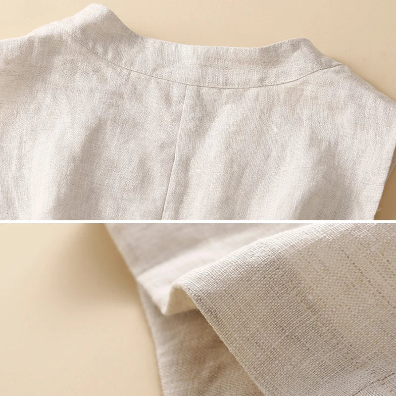 Mirelle Cotton Linen Vest