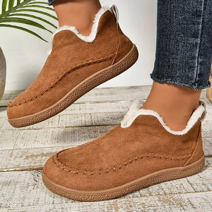 Elmstead Suede Fur-Lined Ankle Boots