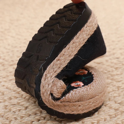 Floral Espadrille Loafers
