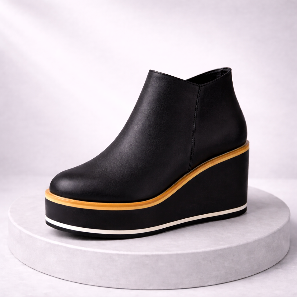 Alina Platform Wedge Boots