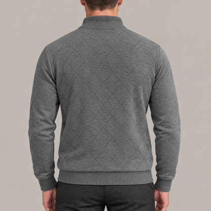Thomas Argyle Quarter-Zip Pullover