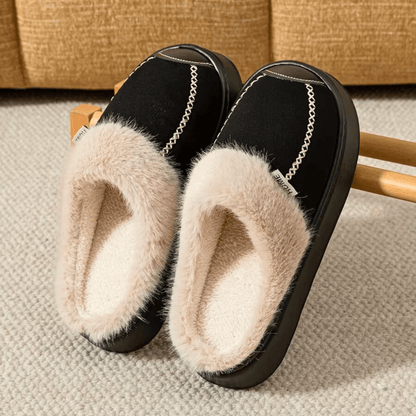 The Ellington Fur Slipper