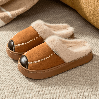 The Ellington Fur Slipper