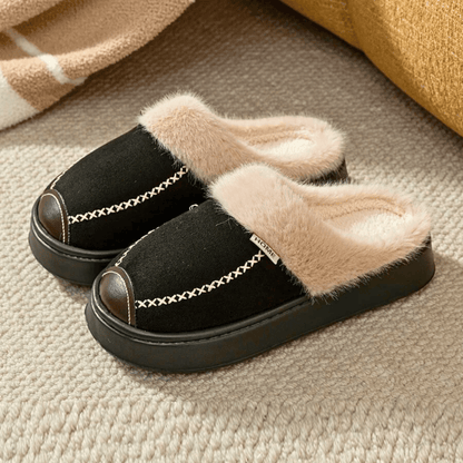 The Ellington Fur Slipper