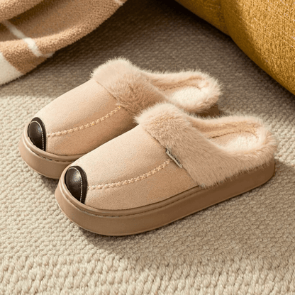 The Ellington Fur Slipper