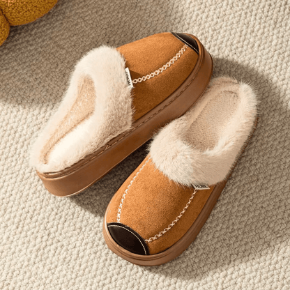 The Ellington Fur Slipper