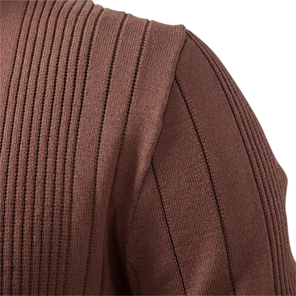 Luciano Knit Polo Sweatshirt