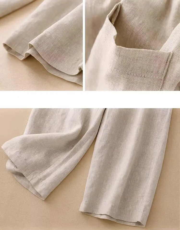 Arlette Cotton Linen Pants