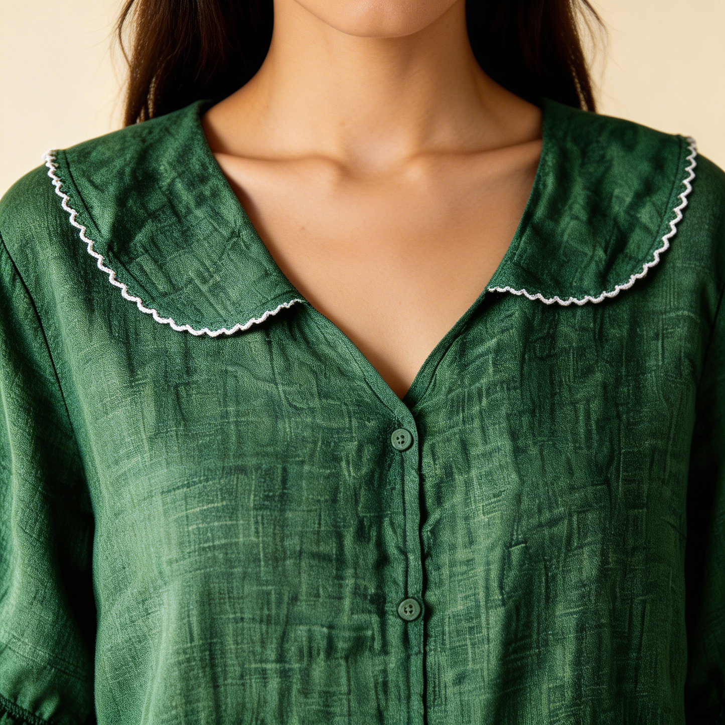 Olivia Cotton-Linen Blouse