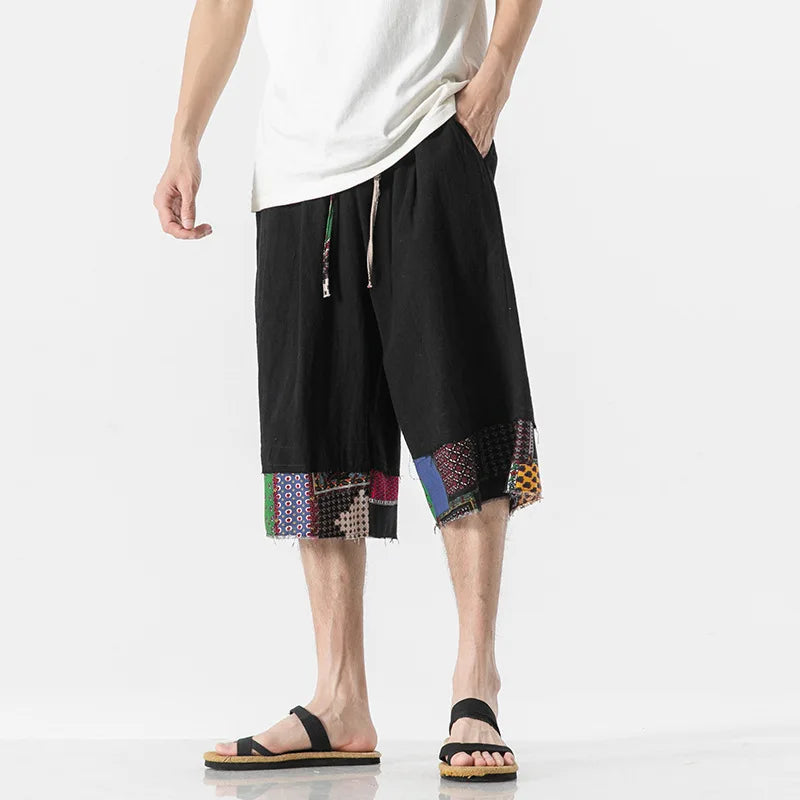 Collins Patchwork Shorts