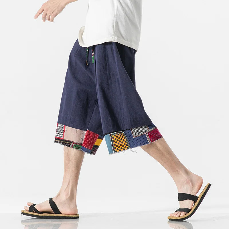 Collins Patchwork Shorts