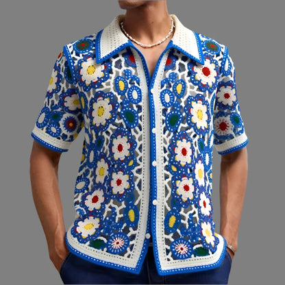 Como Floral Knit Shirt
