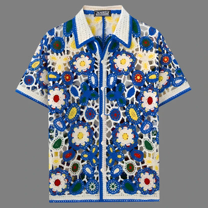 Como Floral Knit Shirt