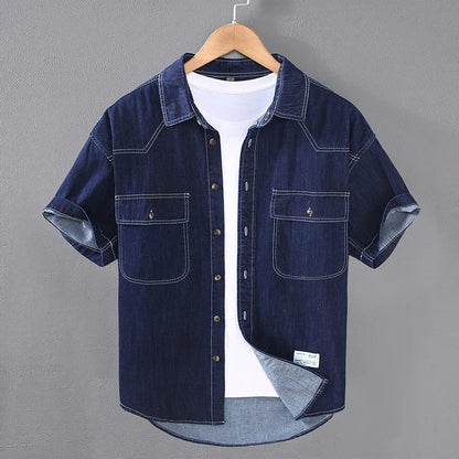 Denim Short Sleeve Shirt