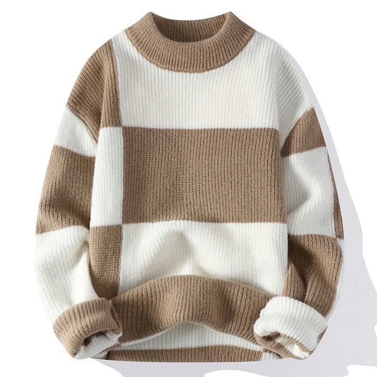 Easton Checkered Knit Sweater