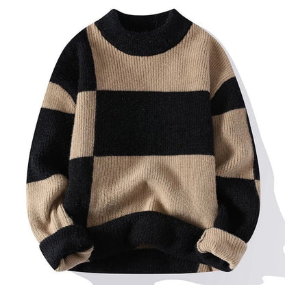 Easton Checkered Knit Sweater