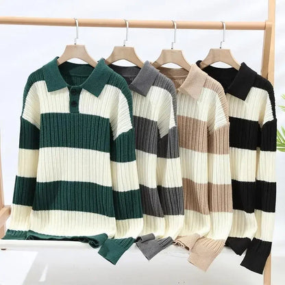 Porter Striped Knit Polo