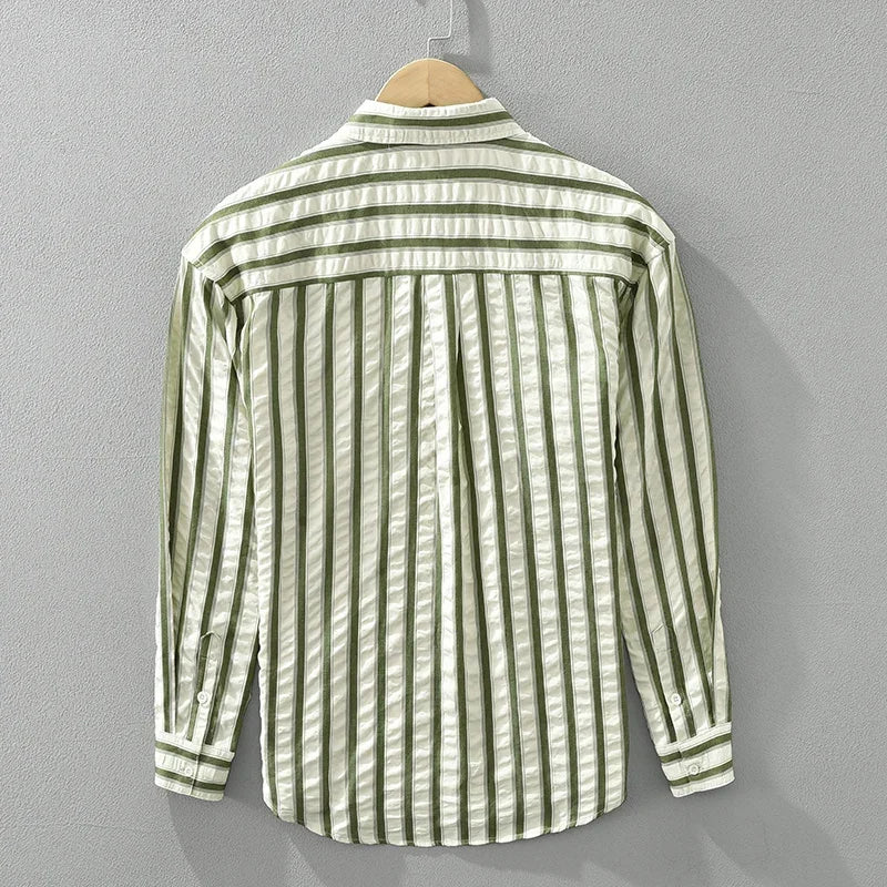 Easton Striped Patch Shirt
