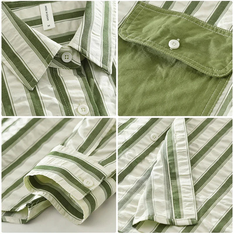 Easton Striped Patch Shirt
