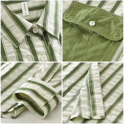 Easton Striped Patch Shirt