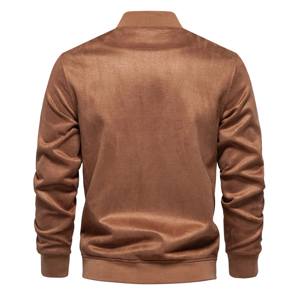 Easton Suede Bomber Jacket
