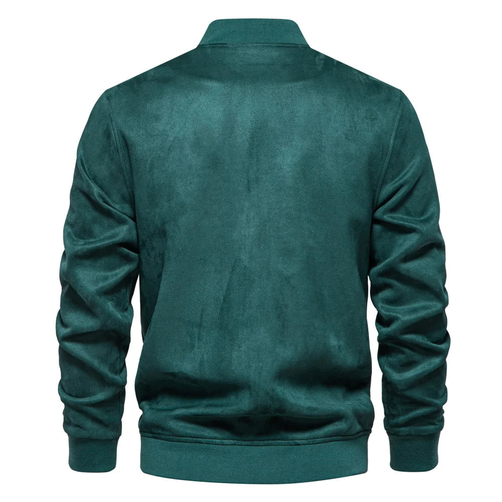 Easton Suede Bomber Jacket
