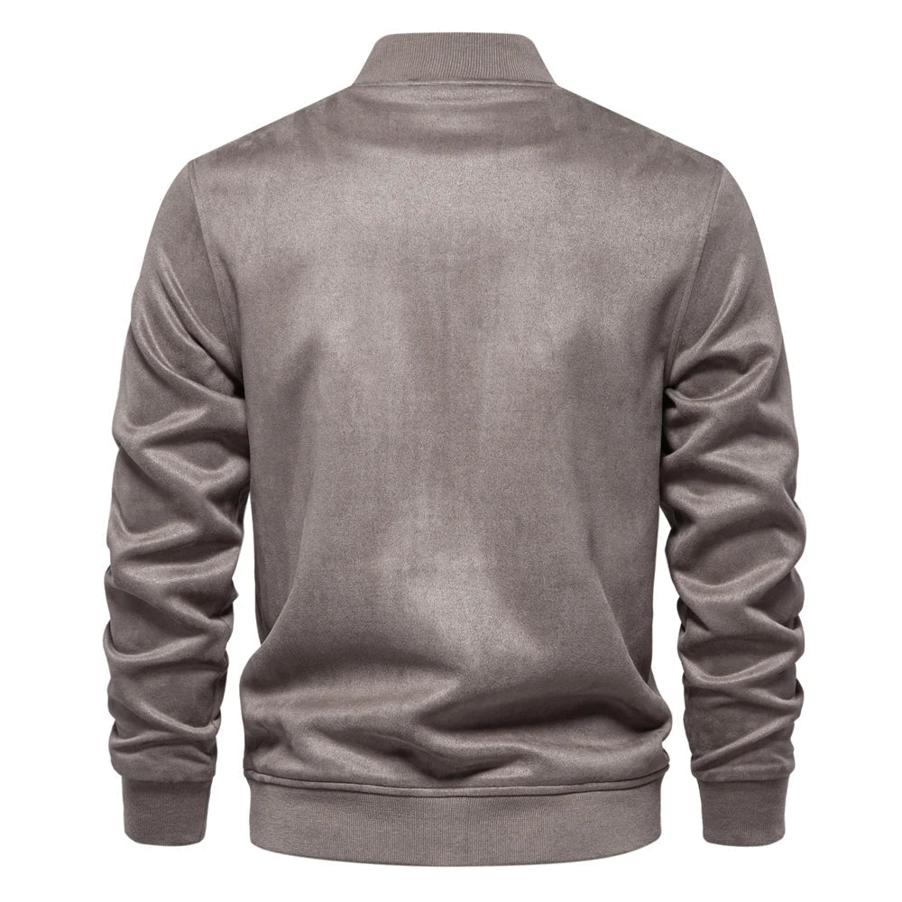 Easton Suede Bomber Jacket