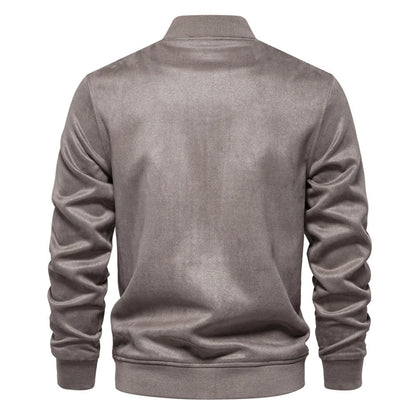 Easton Suede Bomber Jacket