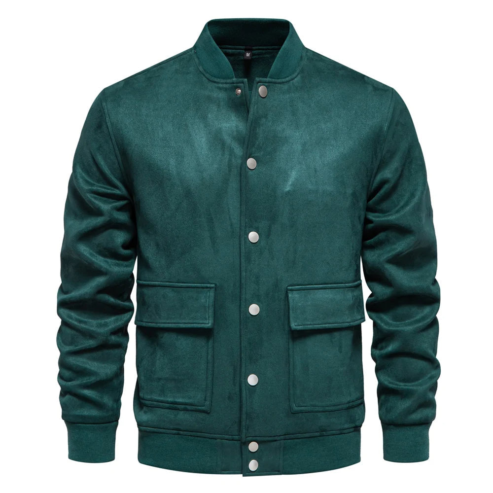 Easton Suede Bomber Jacket