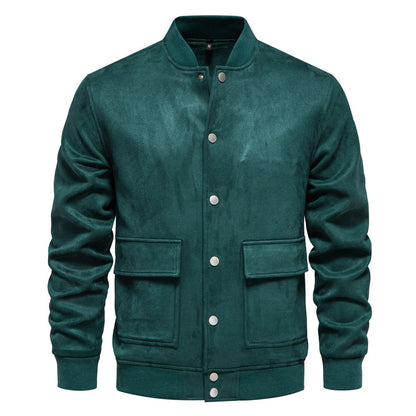 Easton Suede Bomber Jacket