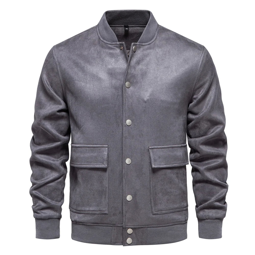 Easton Suede Bomber Jacket