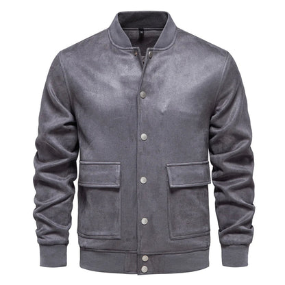 Easton Suede Bomber Jacket
