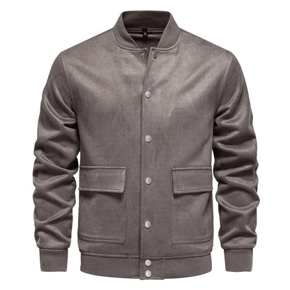 Easton Suede Bomber Jacket