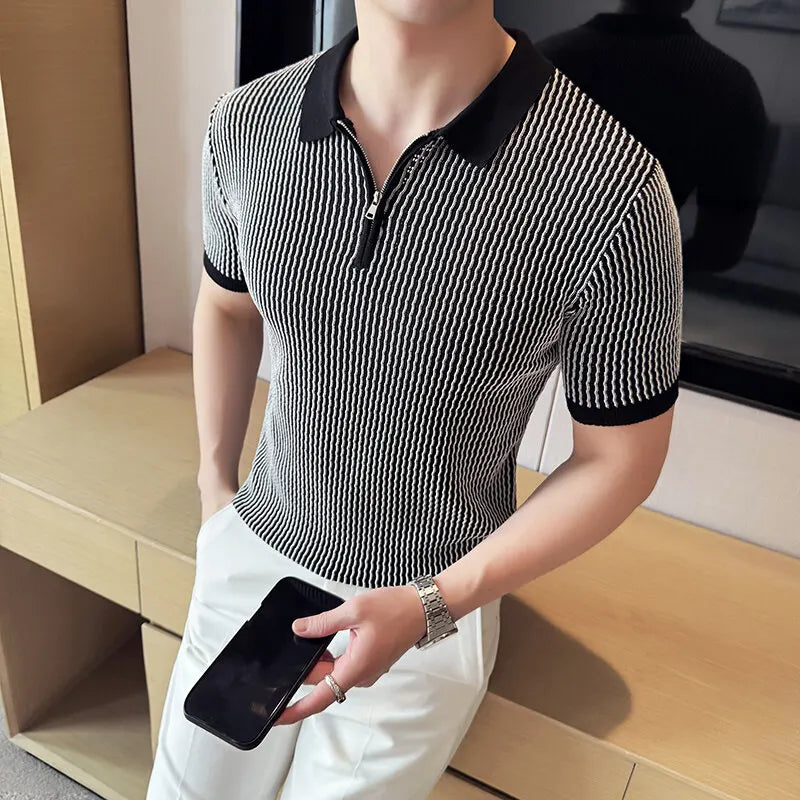 Eli Classic Zip Polo Shirt