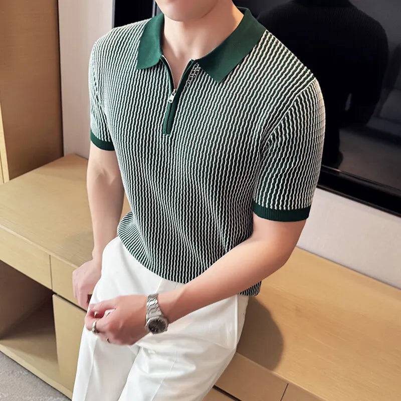Eli Classic Zip Polo Shirt