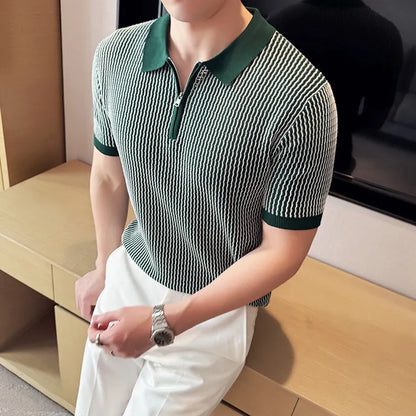 Eli Classic Zip Polo Shirt
