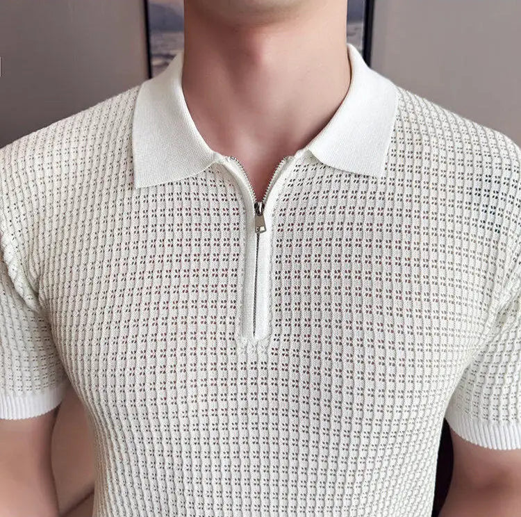 Eli Classic Zip Polo Shirt