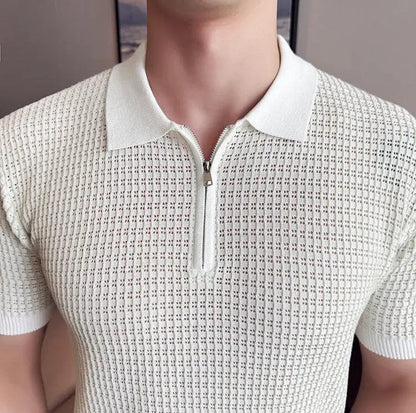 Eli Classic Zip Polo Shirt