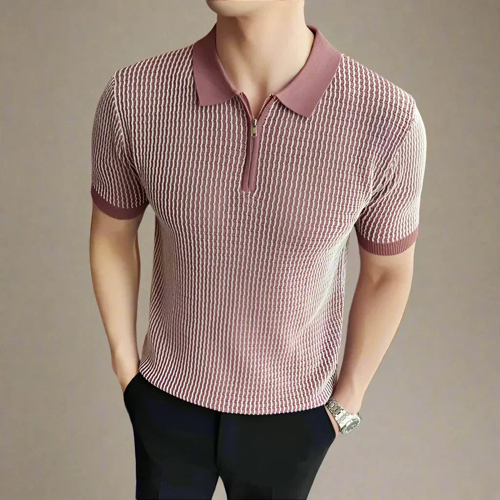 Eli Classic Zip Polo Shirt