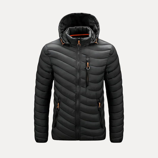 Grey Hooded Jacket