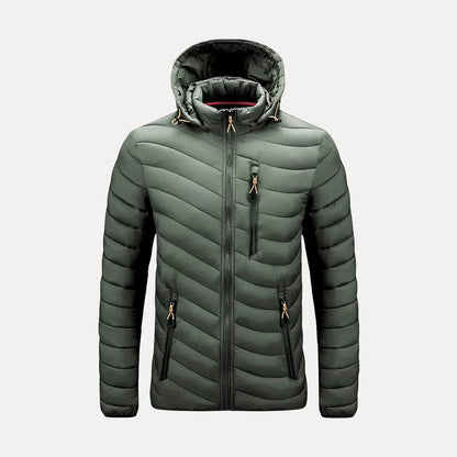 Grey Hooded Jacket