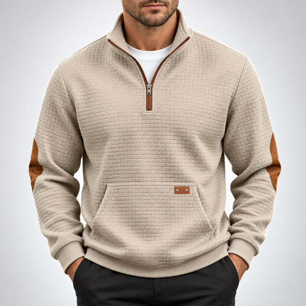 Matteo Quilted Quarter-Zip
