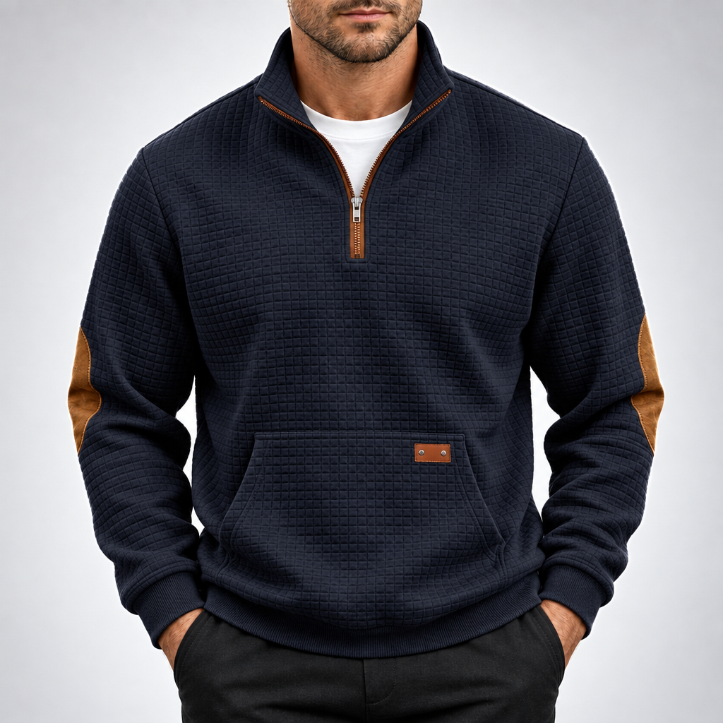 Matteo Quilted Quarter-Zip